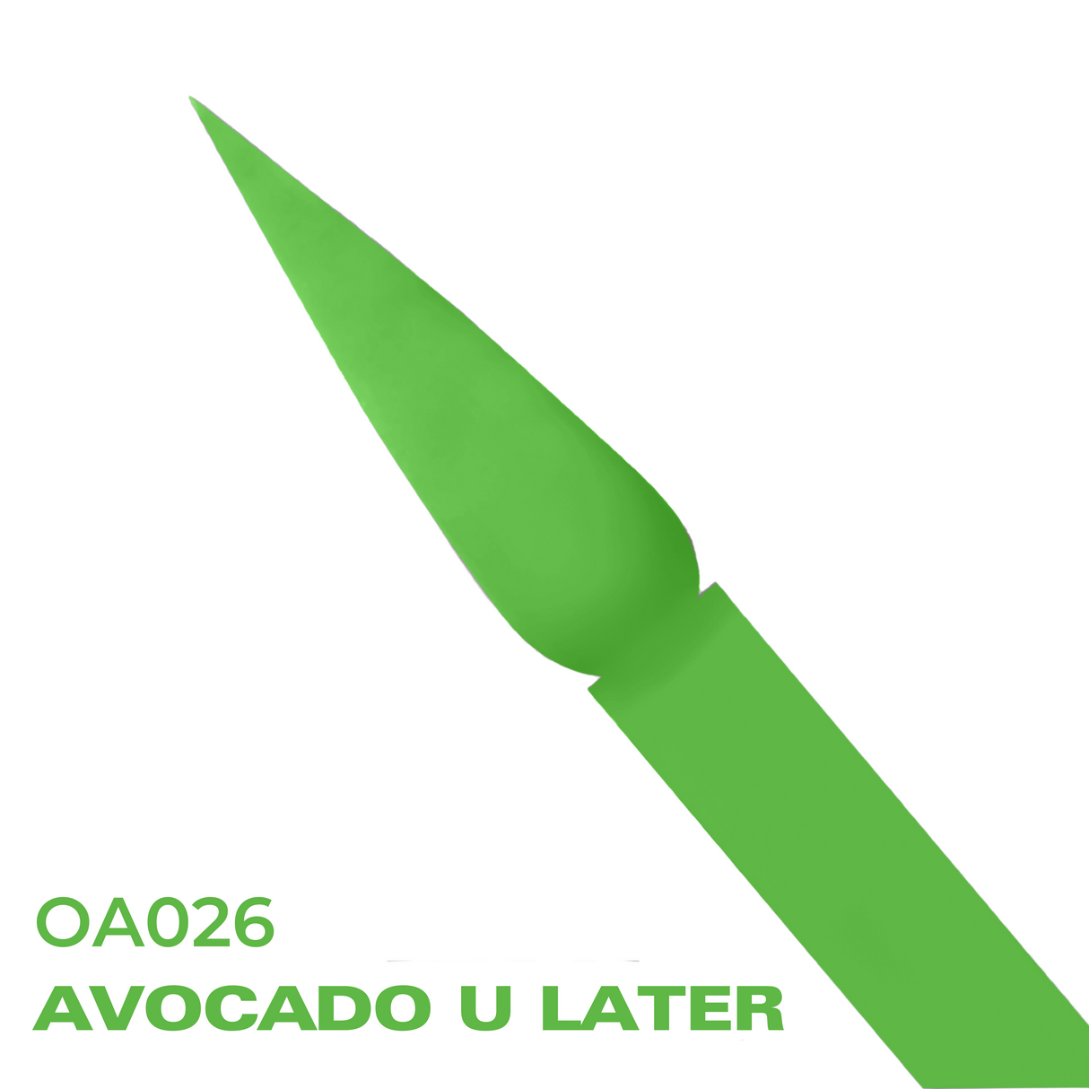 OU'ACRYLICS - OA026 AVOCADO U LATER