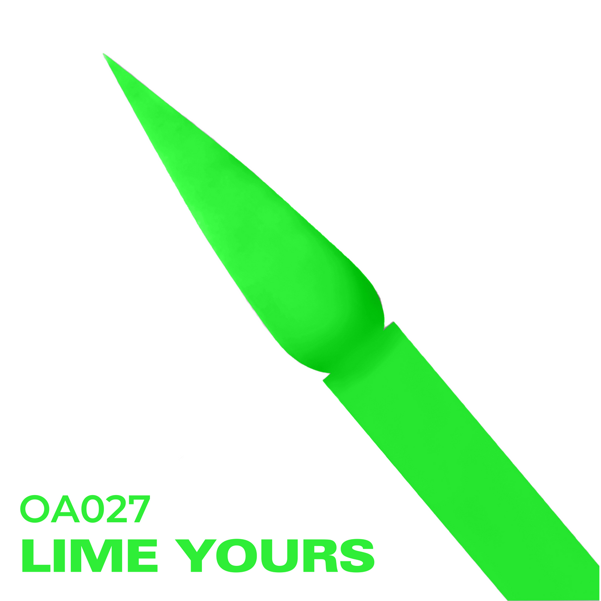 OU'ACRYLICS - OA027 LIME YOURS