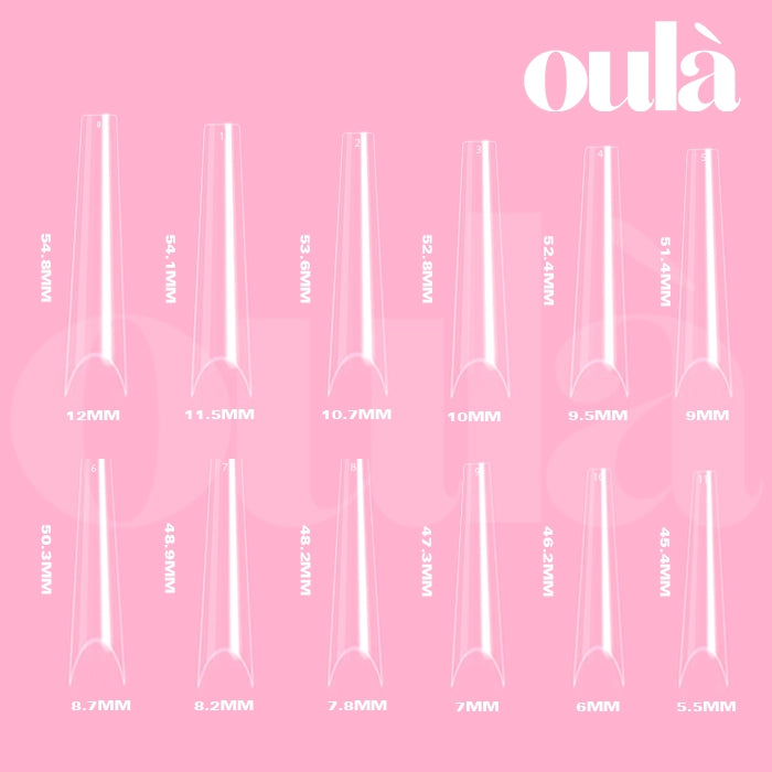 OULA NAIL ENHANCEMENT TIPS REFILLS - COFFIN